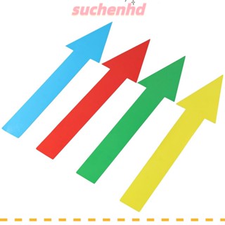 Suchenhd สติกเกอร์ลูกศร กันน้ํา หลากสี ลอกออกได้ สําหรับติดตกแต่งผนัง