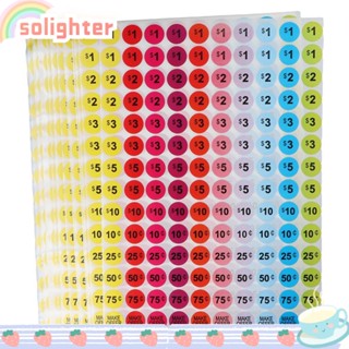 Solighter สติกเกอร์ฉลากราคา 20 แผ่น