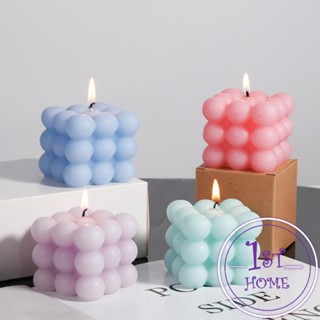 เทียนหอมรูปรูบิค เทียนหอมมินิมอล ใช้ตกแต่ง ขนาดน่ารัก 6*6cm Scented candles