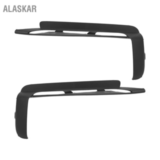 ALASKAR กันชนหน้ากระจังหน้า ABS สีดำกันชนหน้ากันชน Bracket Trim สำหรับ Cayenne PO536 2018 ถึง 2023