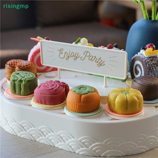 [risingmp] ถาดหมุนอัตโนมัติ 360 องศา สําหรับวางซูชิ คัพเค้ก มาการอง ขนมหวาน งานแต่งงาน งานเลี้ยงวันเกิด