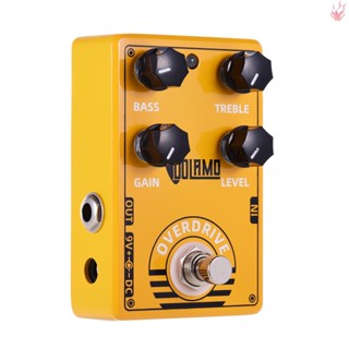 แป้นเหยียบเอฟเฟคกีตาร์ Y-Dolamo D-8 Overdrive พร้อมตัวควบคุมระดับเสียงแหลม และการออกแบบ True Bypass สําหรับกีตาร์ไฟฟ้า