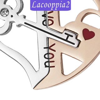 [Lacooppia2] สร้อยคอ จี้รูปหัวใจ เหมาะกับงานปาร์ตี้ สําหรับผู้ชาย และผู้หญิง