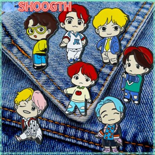 Shoogth เข็มกลัด โลหะผสมสังกะสี ลายการ์ตูนอนิเมะ Idol