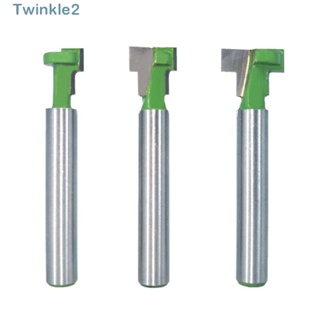 Twinkle ดอกสว่านเราเตอร์ ก้านหกเหลี่ยม 6 มม. 6.35 มม. ทนทาน สําหรับงานไม้