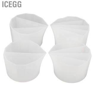 Icegg 4 Styles Split Cups DIY Paint Pouring Silicone Reusable Aromatherapy