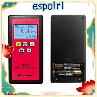 Espo เครื่องตรวจจับรังสีนิวเคลียร์ หน้าจอ LCD แบบพกพา สําหรับห้องทดลอง โรงพยาบาล