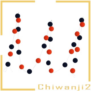 [Chiwanji2] พวงมาลัยขนสัตว์ ปอมปอม ยาว 2 เมตร สําหรับแขวนตกแต่งปาร์ตี้ฮาโลวีน วันขอบคุณพระเจ้า