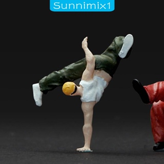 [Sunnimix1] โมเดลฟิกเกอร์เรซิ่น รูปนักเต้น 1:64 สําหรับโมเดลรถไฟ