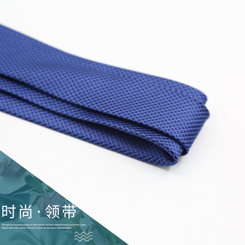 Efan สไตล์ใหม่ เนคไทผู้ชาย แฟชั่น 8 ซม. เนคไท สีฟ้า Gravatas Paisley ลายทาง พอดี งานแต่งงาน ที่ทํางาน โพลีเอสเตอร์ เนคไท