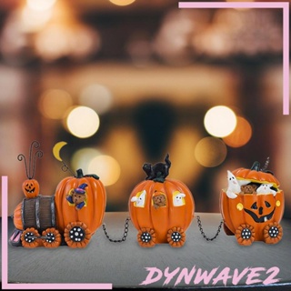 [Dynwave2] ฟิกเกอร์เรซิ่น รูปฟักทอง พร็อพสําหรับตกแต่งบ้าน ฮาโลวีน วันขอบคุณพระเจ้า