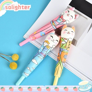 Solighter ปากกาเจล ลดความเครียด หมึกสีดํา 0.5 มม.