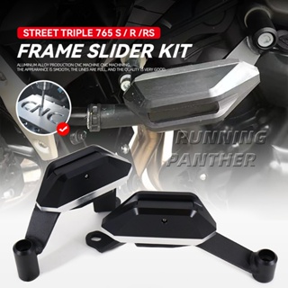 ชุดกันล้ม กันล้ม กรอบกันล้ม สําหรับเครื่องยนต์รถจักรยานยนต์ Street Triple 765S 765R 765RS RS765 675Rx 675R