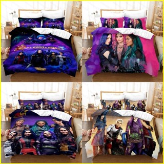 Yb3 Descendants 3in1 ชุดเครื่องนอน ผ้าปูที่นอน ปลอกหมอน ซักทําความสะอาดได้ สําหรับหอพัก BY3