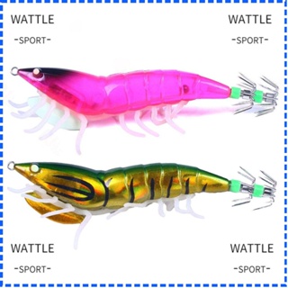 Wattle เหยื่อตกปลาหมึก 12 ซม. -20 กรัม จิ๊ก 2023 3.5#