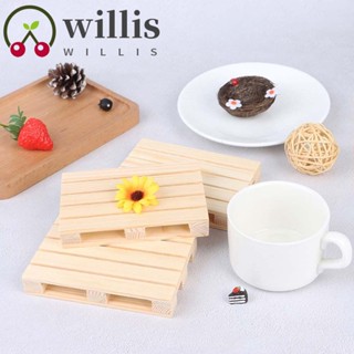 Willis แผ่นไม้รองแก้วมีฉนวนความร้อนสําหรับรองแก้วเครื่องดื่มห้องครัวห้องครัว