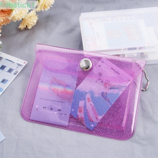 FISHSTICK1 Small Wallet Fashion Simple Key ring Bag Pendant Card Storage Bag Photo Organizer Coin purse