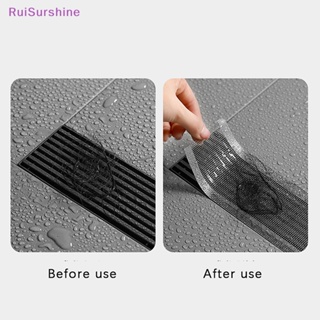 Ruisurshine สติกเกอร์ตาข่ายกรองท่อระบายน้ํา แบบใช้แล้วทิ้ง สําหรับอ่างอาบน้ํา