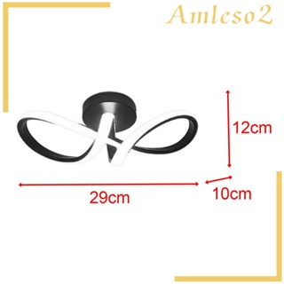 [Amleso2] โคมไฟเพดาน LED สไตล์โมเดิร์น สําหรับห้องน้ํา ห้องรับประทานอาหาร