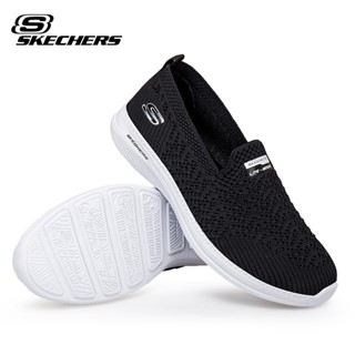 Skechers_ ใหม่ รองเท้าวิ่งลําลอง แบบสวม น้ําหนักเบา ระบายอากาศ สําหรับผู้หญิง