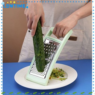 Lontime เครื่องขูดมันฝรั่ง ผัก สเตนเลส อเนกประสงค์ ทนทาน สีเขียว