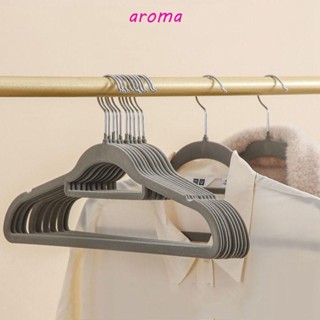 Aroma ไม้แขวนเสื้อกํามะหยี่ กันลื่น ประหยัดพื้นที่ สําหรับตากผ้า ตู้เสื้อผ้า ระเบียง