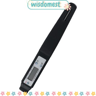 WISDOMEST เครื่องวัดอุณหภูมิดิจิทัล สเตนเลส ABS -58 ถึง 572 ขนาดเล็ก ความแม่นยําสูง สําหรับทําอาหาร°F / -50 ถึง 300°C สําหรับอบอาหาร