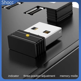 Shocc เมาส์เสมือนจริง Jiggler ที่ตรวจไม่เห็น Usb เมาส์ Mover พร้อมปุ่มสวิทช์ เขย่าเมาส์อัตโนมัติ แบบเต็มรูปแบบ