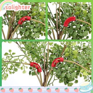 SOLIGHTER 15Pcs/set Branches 90 Degree Plant Benders Control Twig Clamps Growth Manipulation kit No Stake Trellis Planter Fixing Support Bending Growth of Plants Plastic Plant Trainer for Low Stress Training