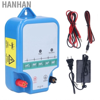 Hanhan P3 Electric Fence Energizer Solar  Energy Amplification 3‑15km for Zoning CN 180‑240V Farm Accessory