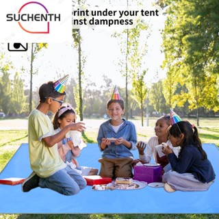 Suchenth เสื่อเต็นท์ กันน้ํา 5 สี ผ้าใบปูพื้น กลางแจ้ง รอยเท้า ผ้าใบชายหาด