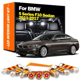 ชุดหลอดไฟ LED 14 ชิ้น สําหรับ BMW 5 Series F10 Sedan 2011 2012 2013 2014 2015 2016 2017