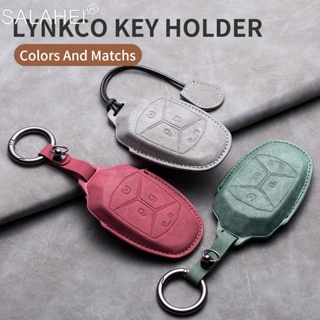 ใหม่ เคสกุญแจรีโมตรถยนต์ หนังแกะ อุปกรณ์เสริม สําหรับ Lynk&amp;Co 01 02 03 05 06 01