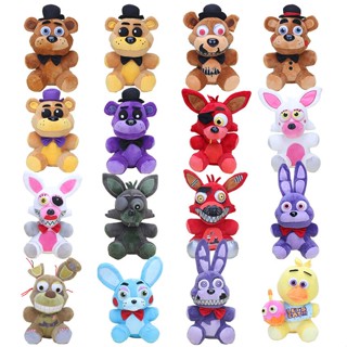 ตุ๊กตา Five Nights At Freddys Golden Freddy Foxy Bonnie Chica Nightmare Fredbear FNAF ขนาด 25 ซม. ของขวัญคริสต์มาส ของเล่นสําหรับเด็ก