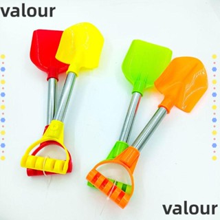 Valour เครื่องมือขุด สุ่มสี สําหรับฤดูร้อน 2 ชิ้น พลั่วพลาสติก แบบสร้างสรรค์ ของเล่นชายหาด สําหรับเด็ก