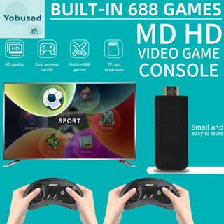 [Yobusad.th] Md HD TV เครื่องเล่นเกม วิดีโอเกมมิ่ง มีเกมในตัว 688+