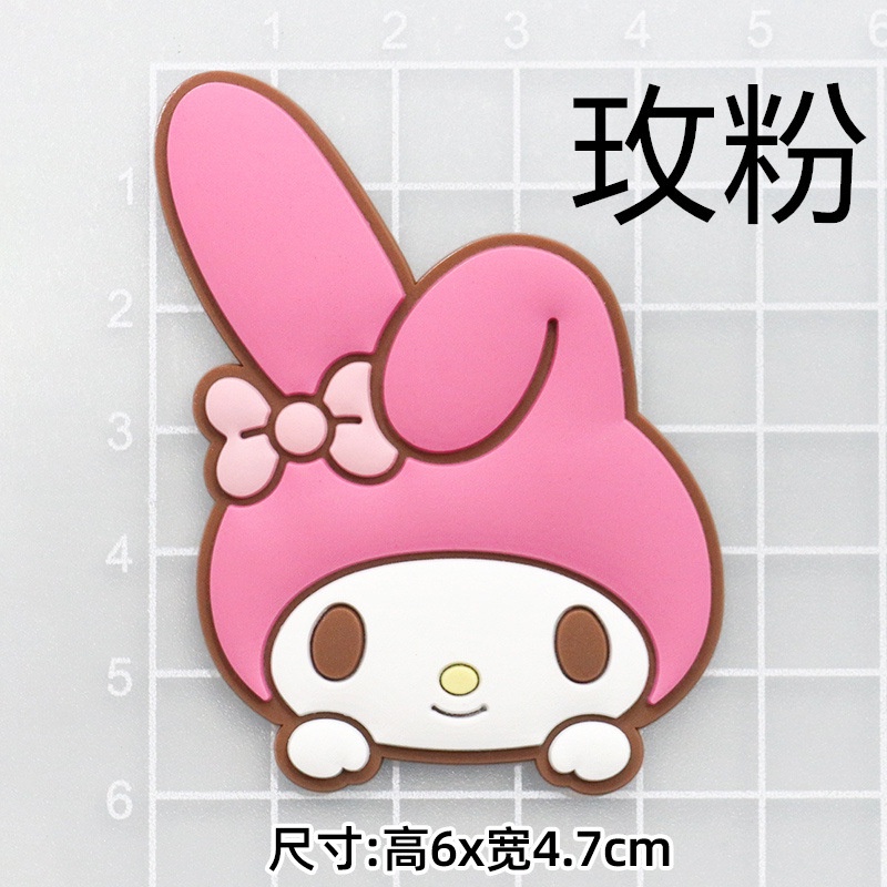 แผ่นยางซิลิโคนนิ่ม ลายการ์ตูนวัว สุนัข แมว DIY สําหรับตกแต่งโทรศัพท์มือถือ รองเท้าแตะ กระเป๋าเดินทาง