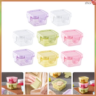 Zhihuicx ถ้วยใส่เครื่องปรุง สลัด ขนาดเล็ก 8 ชิ้น