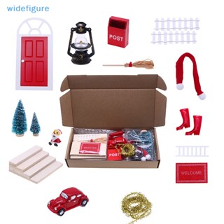 Widefigure โมเดลประตูบ้านตุ๊กตาจิ๋ว DIY