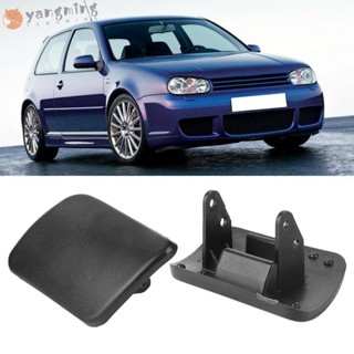 Yangming ฝาครอบเครื่องซักผ้า ไฟหน้ารถยนต์ สีดํา สําหรับ VW Golf 4 IV Mk4 1998-2006