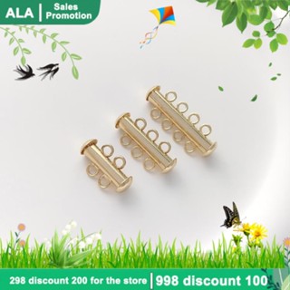 【❤️เครื่องประดับ DIY❤️】สร้อยคอทองคํา 14k จี้หัวเข็มขัดสองแถว ประดับไข่มุก สามแถว[จี้ชาร์ม/จี้/จี้สร้อยคอ/จี้ ทองคํา/จี้ทองคําแท้/เครื่องประดับสร้อย/เครื่องประดับสร้อยคอ/pendant]