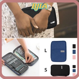 Bja กระเป๋าใส่หนังสือเดินทาง เอกสาร บัตร RFID สําหรับผู้หญิง ผู้ชาย