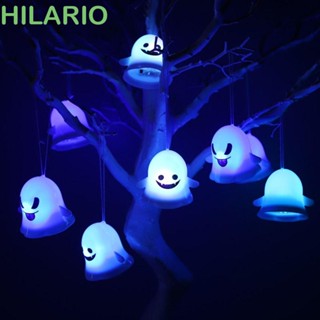 Hilario จี้ผี LED ขนาดเล็ก หลากสี สําหรับแขวนตกแต่งปาร์ตี้ฮาโลวีน