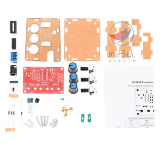 Xr2206 ชุดเครื่องกําเนิดสัญญาณ ความแม่นยําสูง DIY เอาท์พุต สามเหลี่ยม 1Hz-1MHz ปรับความถี่ได้