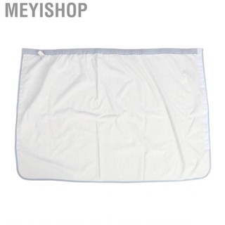 Meyishop Incontinence  Skirt  Grey Blue Washable Children Mattress Adjustable Waist Easy Use Reusable Wearable for Home