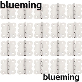 Blueming2 บานพับประตูตู้ โลหะผสม สีเงิน ทนทาน 20 ชิ้น