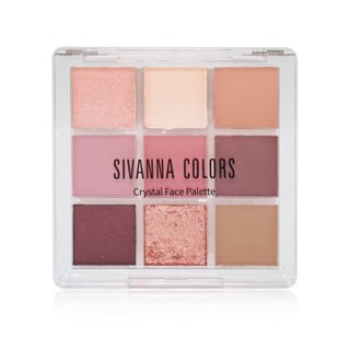 SIVANNA CRYSTAL FACE PALETTE (HF651) : ซิวานน่า คริสตัล เฟส พาเลทท์ อายแชโดว์ x 1 ชิ้น abcmall