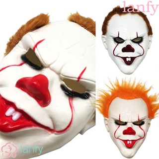 Lanfy หน้ากากคอสเพลย์ Joker Masquerade Pennywise อุปกรณ์เสริม สําหรับปาร์ตี้ฮาโลวีน