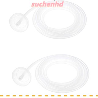 Suchenhd ท่อปั๊มน้ํา ซิลิโคน L2 เมตร สีขาว ทนต่อการฉีกขาด 2 ชิ้น