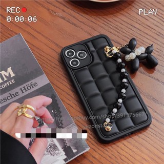 Phone Case Infinix Hot 30i 30 Play 20i 20s 20 Play 12i 12 Play เคสป้องกันโทรศัพท์มือถือ ลายตาราง พร้อมจี้ตุ๊กตา และสายคล้อง พกพาง่าย สําหรับ